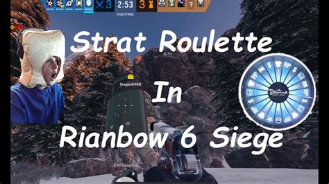 rainbow six siege strat roulette|Siege Strat Roulette Ruleslist .